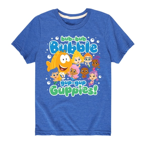Bubble Guppies - Bub Bub Bubble Gup Gup Guppies - Toddler And Youth Short Sleeve Graphic T-Shirt