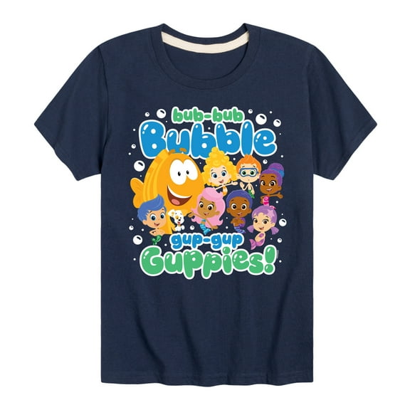 Bubble Guppies - Bub Bub Bubble Gup Gup Guppies - Toddler And Youth Short Sleeve Graphic T-Shirt