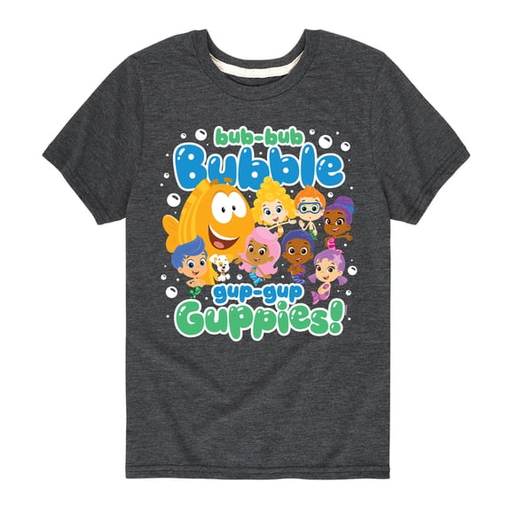 Bubble Guppies - Bub Bub Bubble Gup Gup Guppies - Toddler And Youth Short Sleeve Graphic T-Shirt