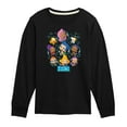 thumbnail image 1 of Bubble Guppies - Bubble Grid - Toddler And Youth Long Sleeve Graphic T-Shirt, 1 of 5