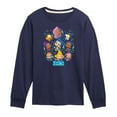 thumbnail image 1 of Bubble Guppies - Bubble Grid - Toddler And Youth Long Sleeve Graphic T-Shirt, 1 of 5