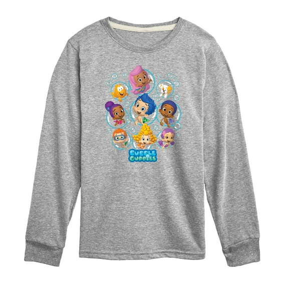 Bubble Guppies - Bubble Grid - Toddler And Youth Long Sleeve Graphic T-Shirt