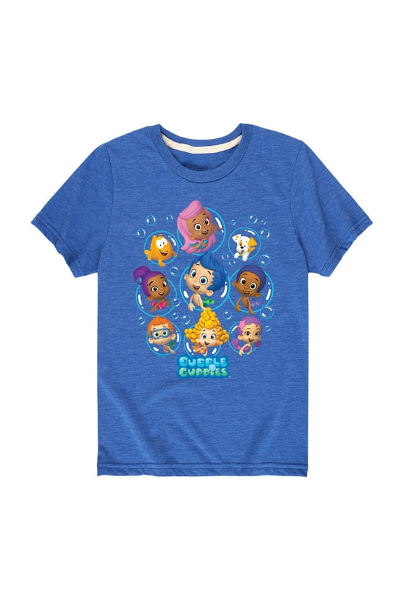 Bubble Guppies - Bubble Grid - Toddler And Youth Short Sleeve Graphic T-Shirt