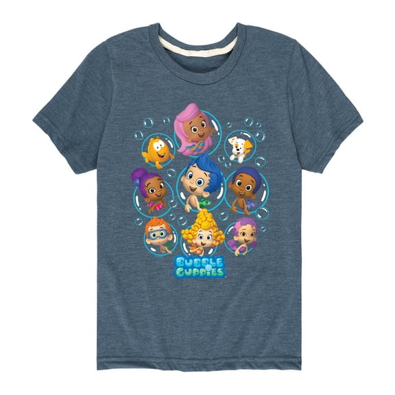 Bubble Guppies - Bubble Grid - Toddler And Youth Short Sleeve Graphic T-Shirt