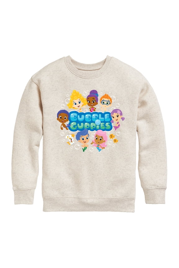 - Bubble Guppies Group - Toddler And Youth Crewneck Fleece Sweatshirt