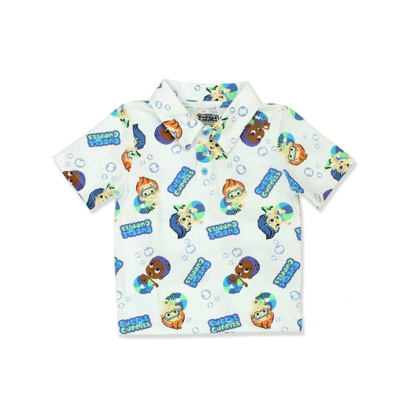 Bubble Guppies Bubbles Toddlers Polo Collared Short Sleeve Tee Shirt BGB006SS