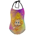 thumbnail image 1 of Bubble Guppies Deema Girl's Swimsuit One-piece Summer Hawaii Beach Kid's Swimwear Bathing Suits Halterneck Beachwear, 1 of 7