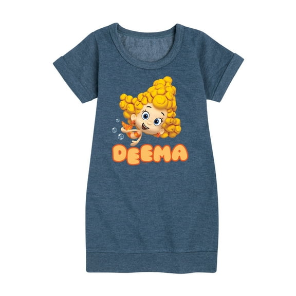Bubble Guppies - Deema - Toddler And Youth Girls Fleece Dress