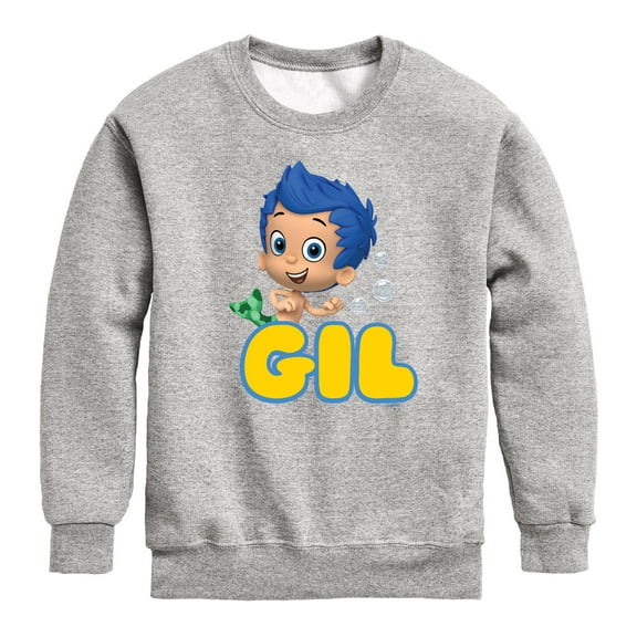 Bubble Guppies - Gil - Toddler And Youth Crewneck Fleece Sweatshirt