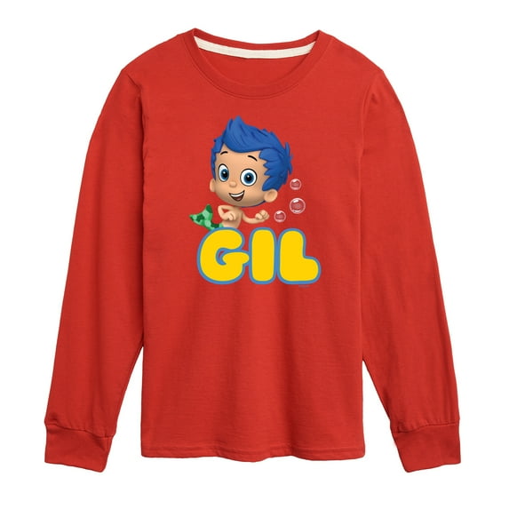 Bubble Guppies - Gil - Toddler And Youth Long Sleeve Graphic T-Shirt