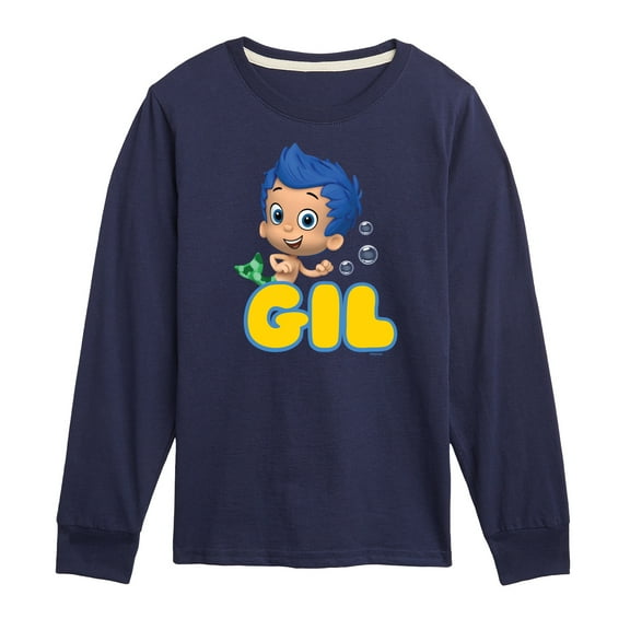 Bubble Guppies - Gil - Toddler And Youth Long Sleeve Graphic T-Shirt
