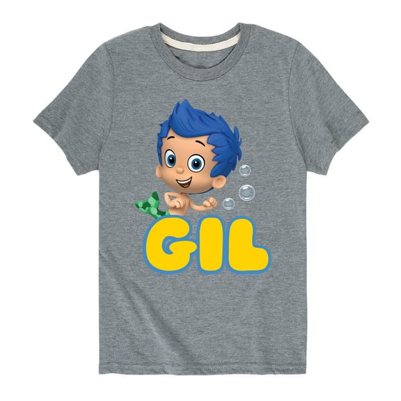 Bubble Guppies - Gil - Toddler And Youth Short Sleeve Graphic T-Shirt