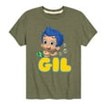 thumbnail image 1 of Bubble Guppies - Gil - Toddler And Youth Short Sleeve Graphic T-Shirt, 1 of 5