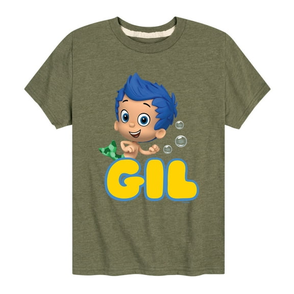 Bubble Guppies - Gil - Toddler And Youth Short Sleeve Graphic T-Shirt