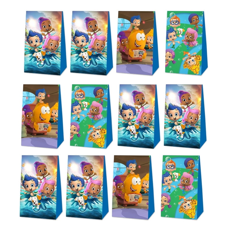 Bubble Guppies Goodie Bags Party Favor Candy Decorations Treat Supplies ...