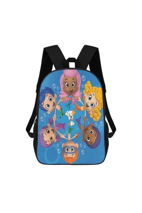Bubble Guppies Large capacity travel backpack/laptop backpack 17inch