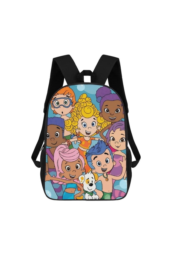 Bubble Guppies Large capacity travel backpack/laptop backpack 17inch
