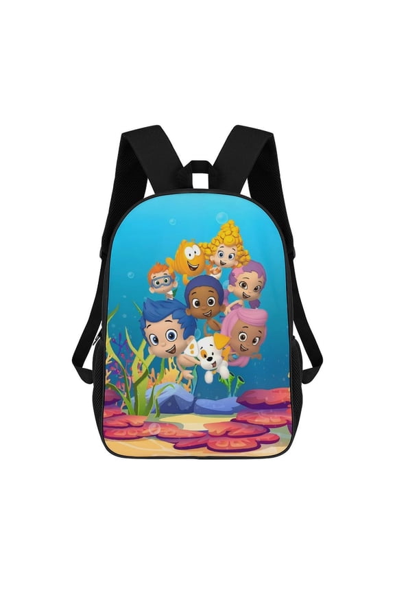 Bubble Guppies Large capacity travel backpack/laptop backpack 17inch