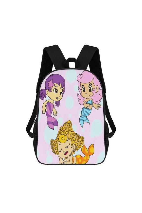 Bubble Guppies Large capacity travel backpack/laptop backpack 17inch