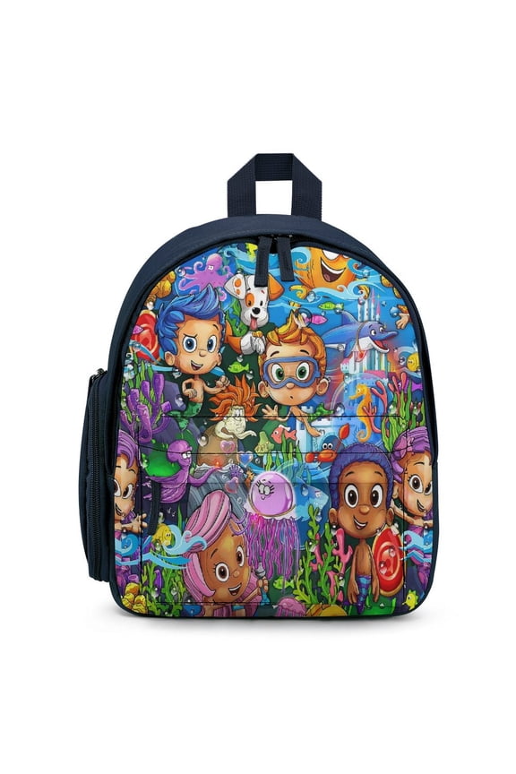 Bubble Guppies Lightweight Backpack Shoulder Bags Travel Hiking Daypack Backpacks