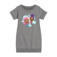 thumbnail image 1 of Bubble Guppies - Molly And Zooli Heart Bubble Heart - Toddler And Youth Girls Fleece Dress, 1 of 1