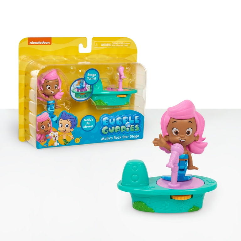 Bubble Guppies Molly's Rock Star Stage Playset, Kids Toys for Ages