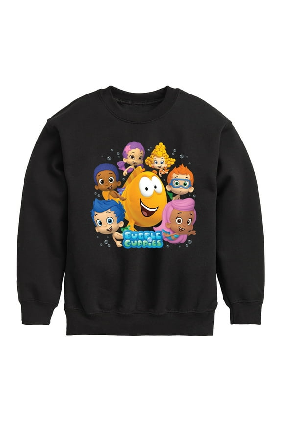 - Mr. Grouper And Guppies - Toddler And Youth Crewneck Fleece Sweatshirt