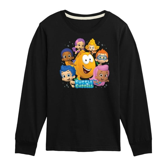 Bubble Guppies - Mr. Grouper And Guppies - Toddler And Youth Long Sleeve Graphic T-Shirt