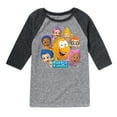 thumbnail image 1 of Bubble Guppies - Mr. Grouper And Guppies - Toddler And Youth Raglan Graphic T-Shirt, 1 of 4