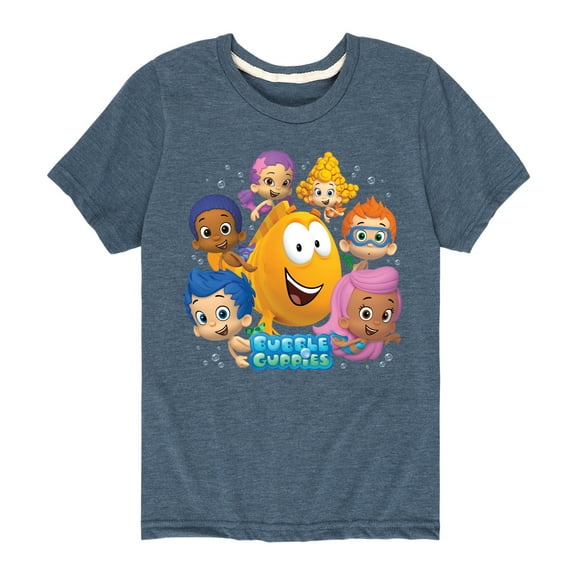 Bubble Guppies - Mr. Grouper And Guppies - Toddler And Youth Short Sleeve Graphic T-Shirt