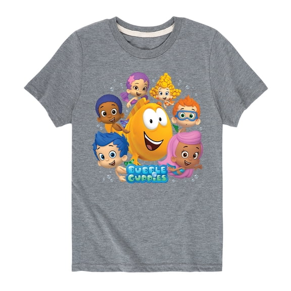 Bubble Guppies - Mr. Grouper And Guppies - Toddler And Youth Short Sleeve Graphic T-Shirt