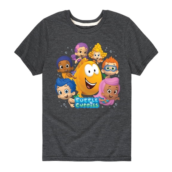 Bubble Guppies - Mr. Grouper And Guppies - Toddler And Youth Short Sleeve Graphic T-Shirt