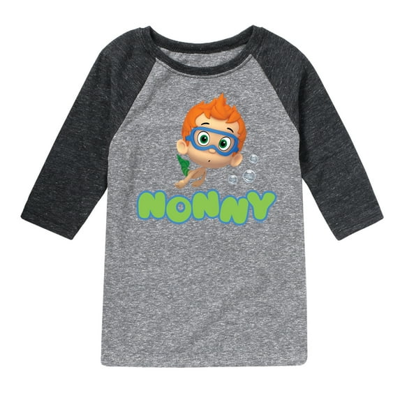 Bubble Guppies - Nonny - Toddler And Youth Raglan Graphic T-Shirt