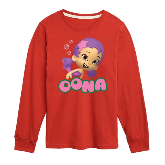 Bubble Guppies - Oona - Toddler And Youth Long Sleeve Graphic T-Shirt