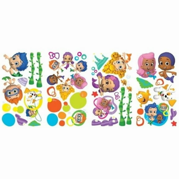 Bubble Guppies Peel and Stick Wall Decals