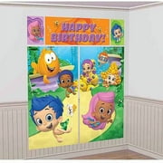 bubble guppies wall poster decorating kit (5pc)