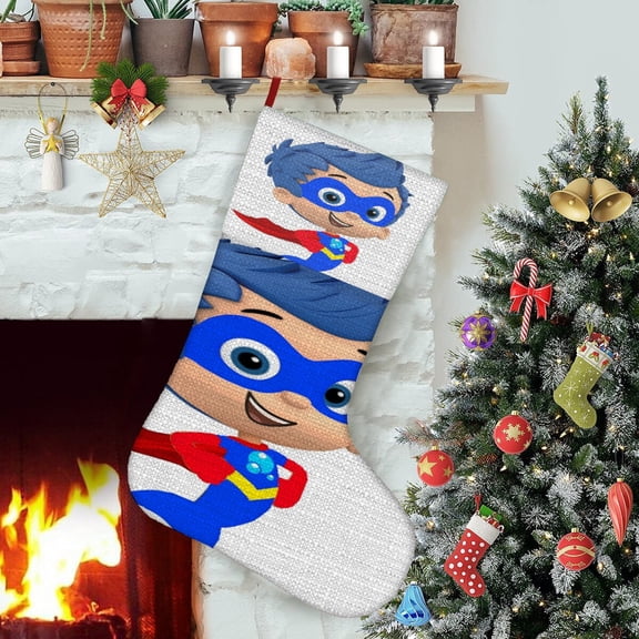 Bubble Guppies Themed Christmas Socks