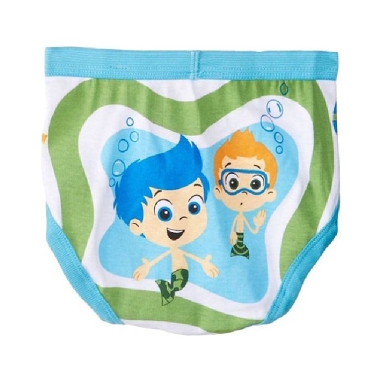 Bubble Guppies Toddler Boys Bubbles 7 Pack Underwear, Assorted, 4T