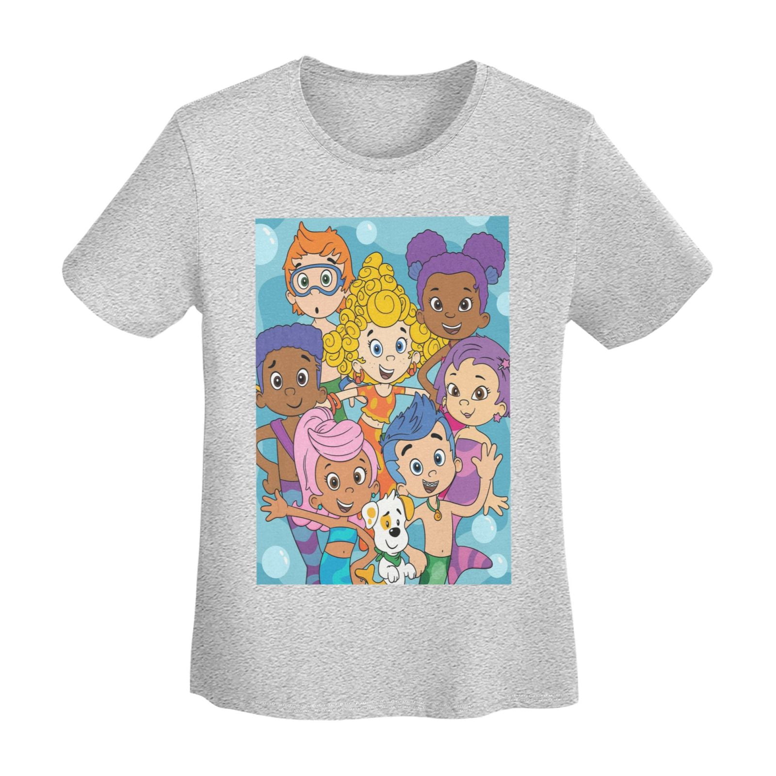 Bubble Guppies Women'S Short Sleeve Fashion Breathable And Comfortable