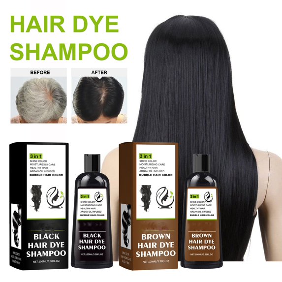 Bubble Hair Conditioner Quick and Easy To Color Hair Long Lasting Hair Dye Shampoo 100ml