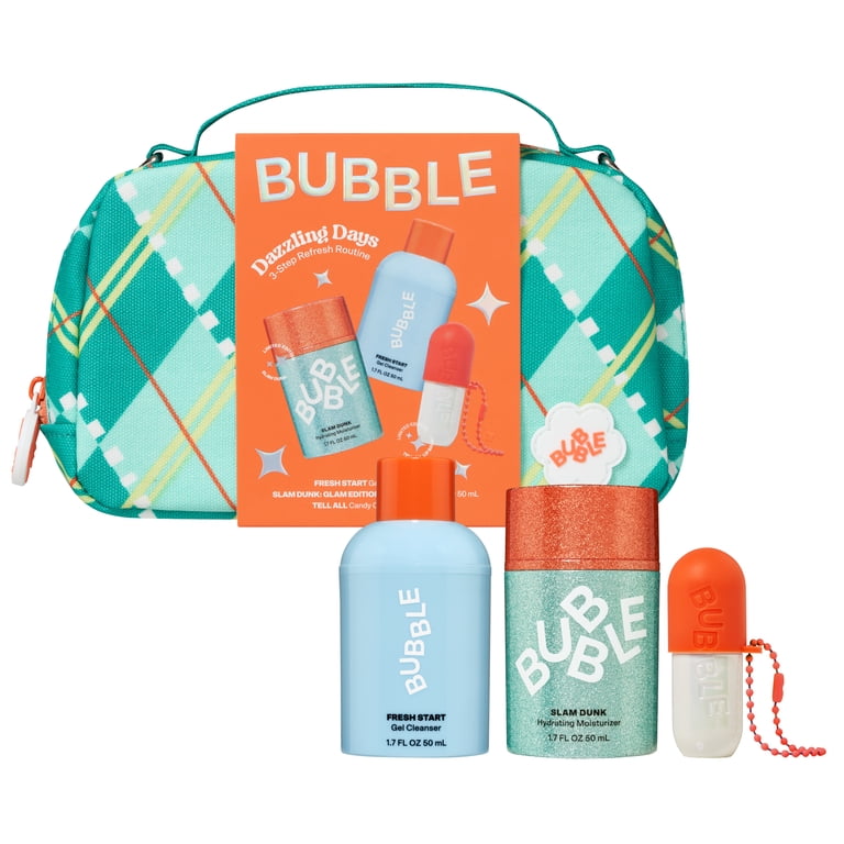 Bubble Holiday Kit Dazzling Days Skincare Set with Refreshing