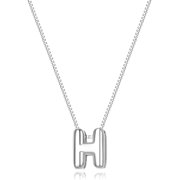 Bubble Initial Necklaces Dainty Gold Letter Necklace 14K Gold Plated Cute Name Choker Necklaces For Women Trendy Gold Personalized Jewelry Gift For Women[o6067]