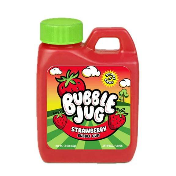 Bubble Jug Strawberry Bubble Gum 1.94oz Jug