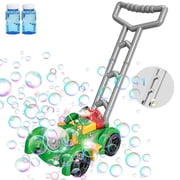 Koppop Bubble Lawn Mower Toy for Toddlers - Outdoor Push Toy with Bubbles, Birthday Gift for Boys Girls, Summer Backyard Games, Preschool Kids Activity Green.