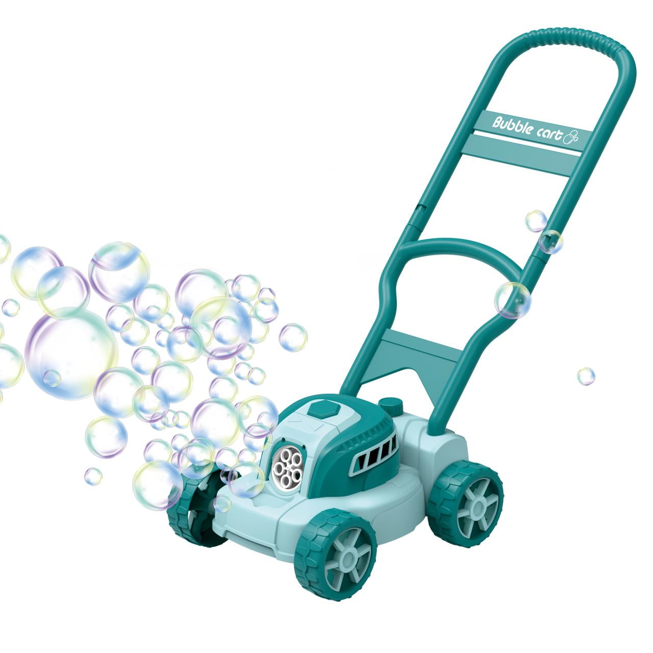 Lawn Mower Bubble Machine for Kids Toddlers Bubble Mower with