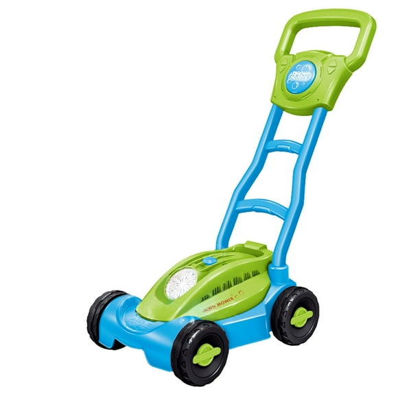 ​Bubble Lawn Mower Toy for Toddlers - Automatic Bubble Blower with Lights | Outdoor Bubble Machine for Kids | 50ML Bubble Solution Tank | Push & Play Design​