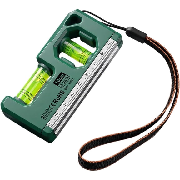 Bubble Level - Magnetic Measuring Leveler | Compact Mini Bubble Leveling Tool