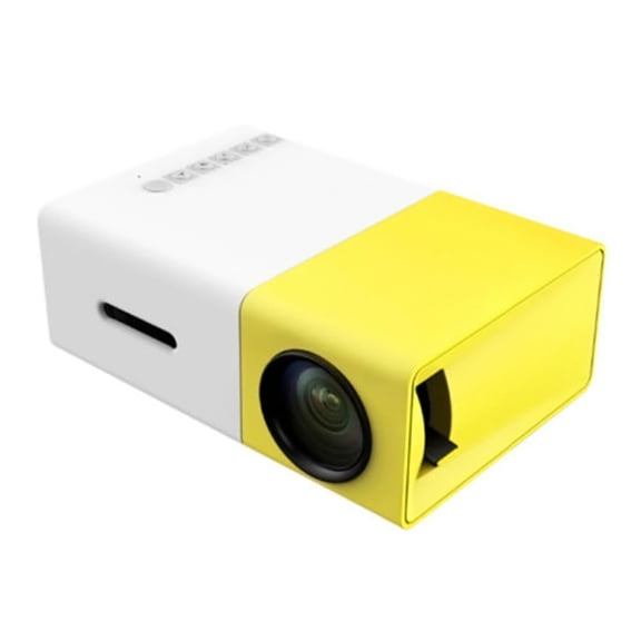 BESTONZON Bubble Blower Machine Mini Projector Yellow and White 1Pack 5.0x3.2x1.8in