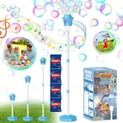 Bubble Machine, Beautysureup 2025 Upgrade Musical Garden Lamp Light Shape with LED for Party, Outdoor Adjustable Height Lawn Summer Toy for Kids, Ideal Gifts for Birthday, Christmas