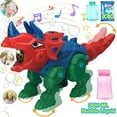 thumbnail image 1 of Bubble Machine, Dinosaur Bubble Blower, 2500+ Bubbles Per Minute Bubbles for Kids Age 3 4 5 6 7 8 9 10 11 12,Fun Gifts for Christmas Birthday Wedding Party Indoor Outdoor Toy, 1 of 7